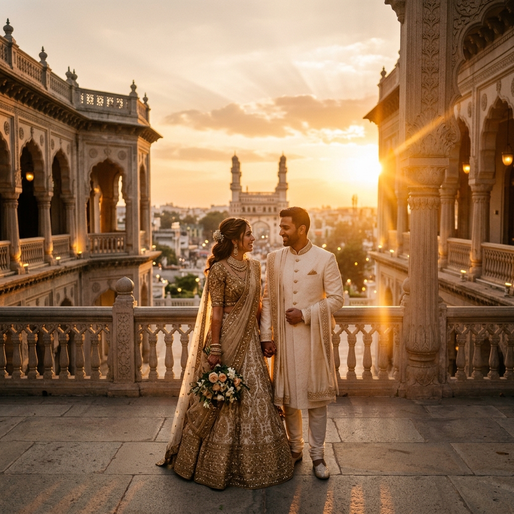 Cinematic wedding hero